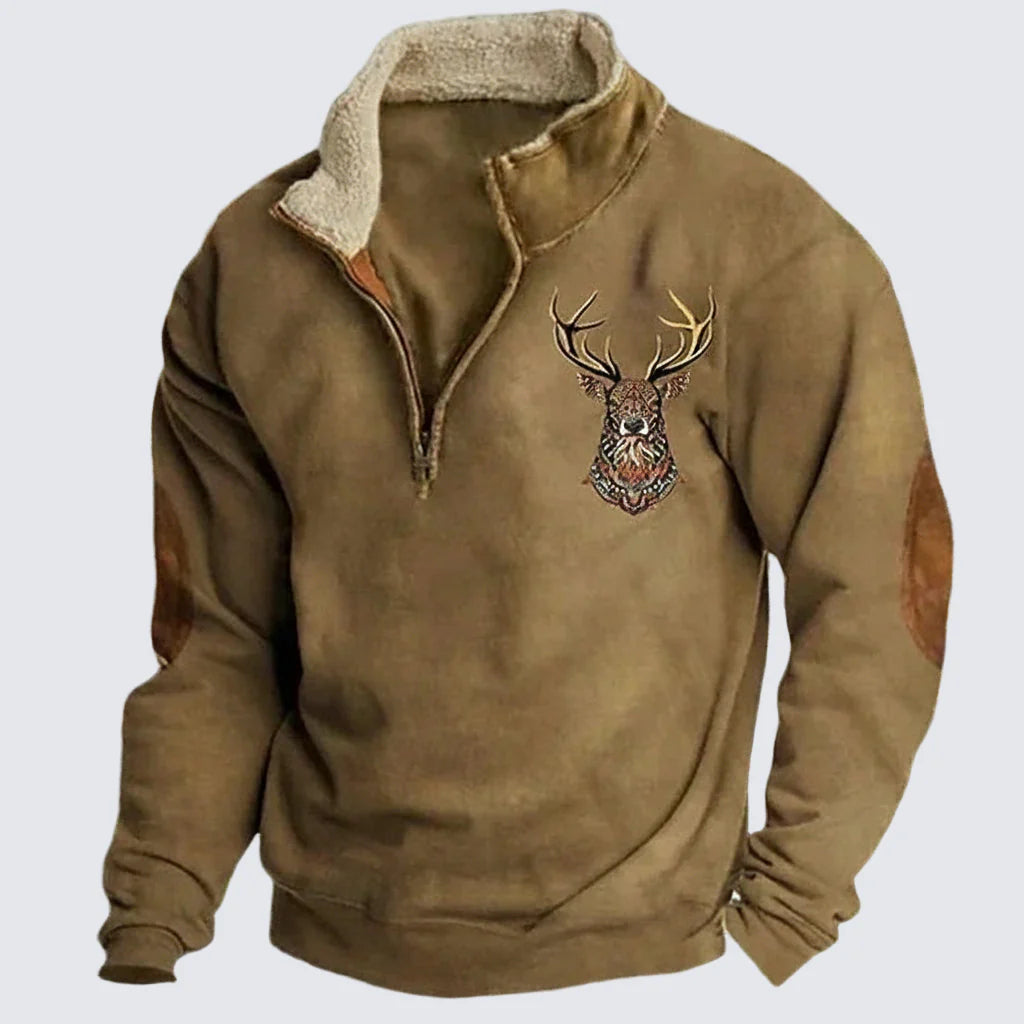 Christoffel | Trui met hertendetail