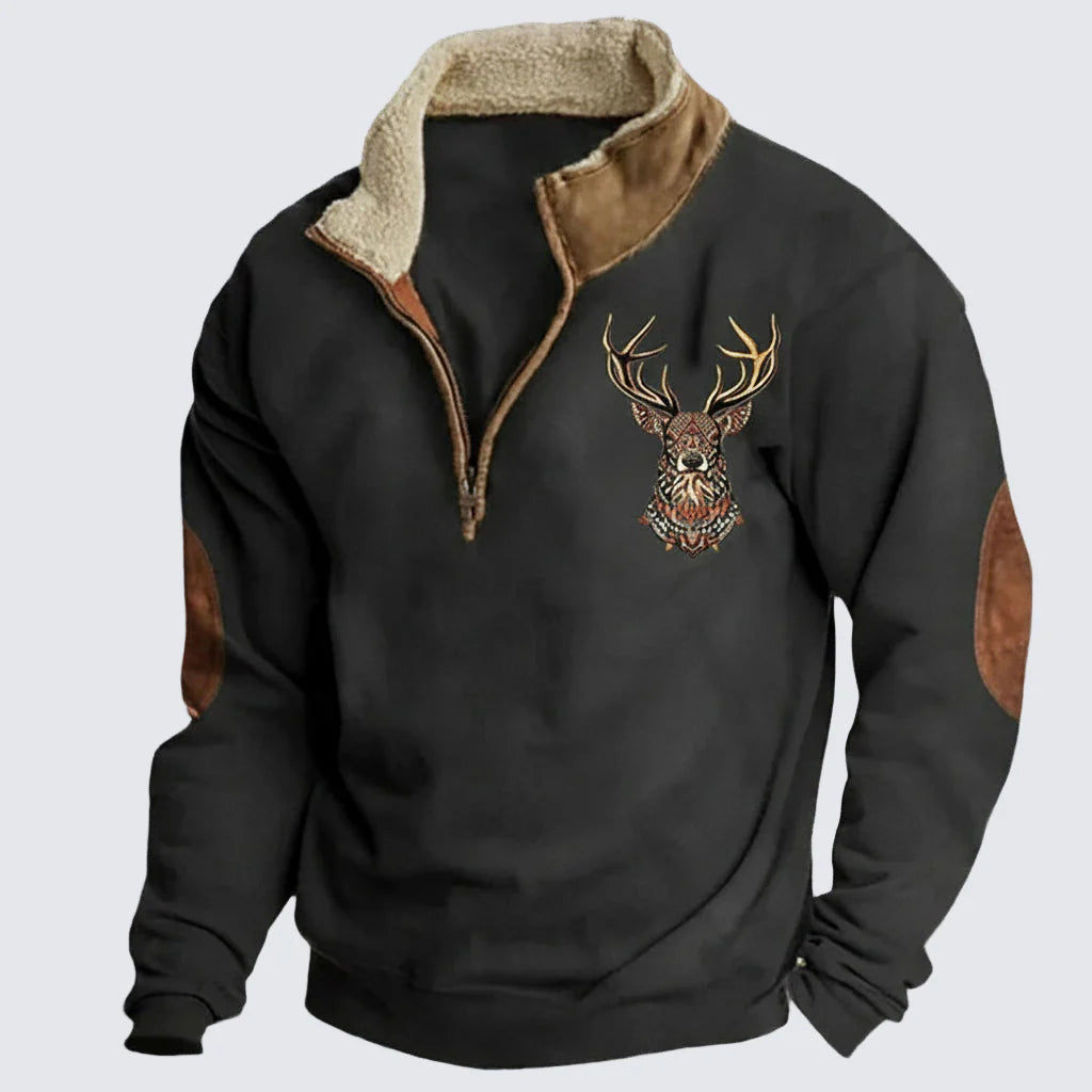 Christoffel | Trui met hertendetail